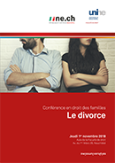 Conférence en droit des familles - Le divorce